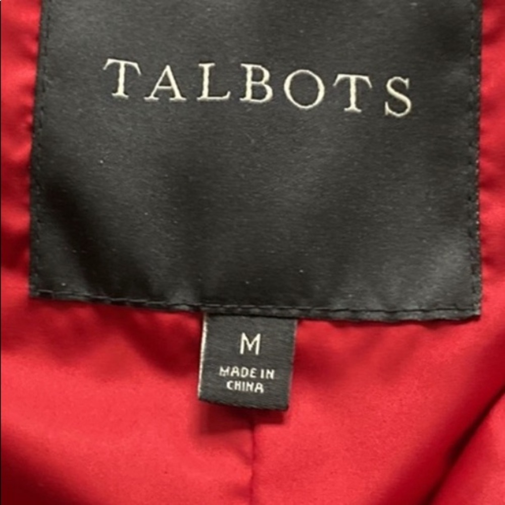 TALBOTS Tartan Puffer Vest NEW - Picture 3 of 4